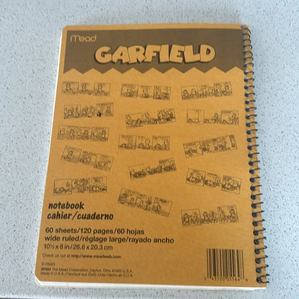 Garfield Spiral and folder Set 2